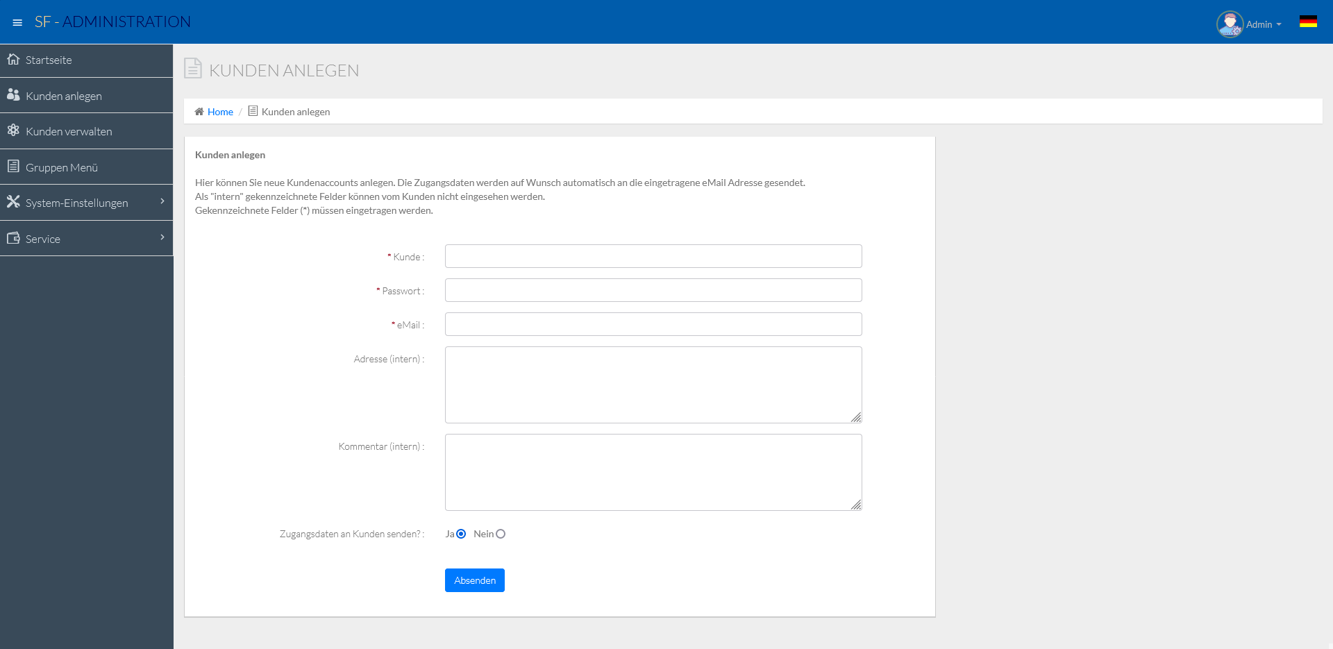 Bannermanagement System