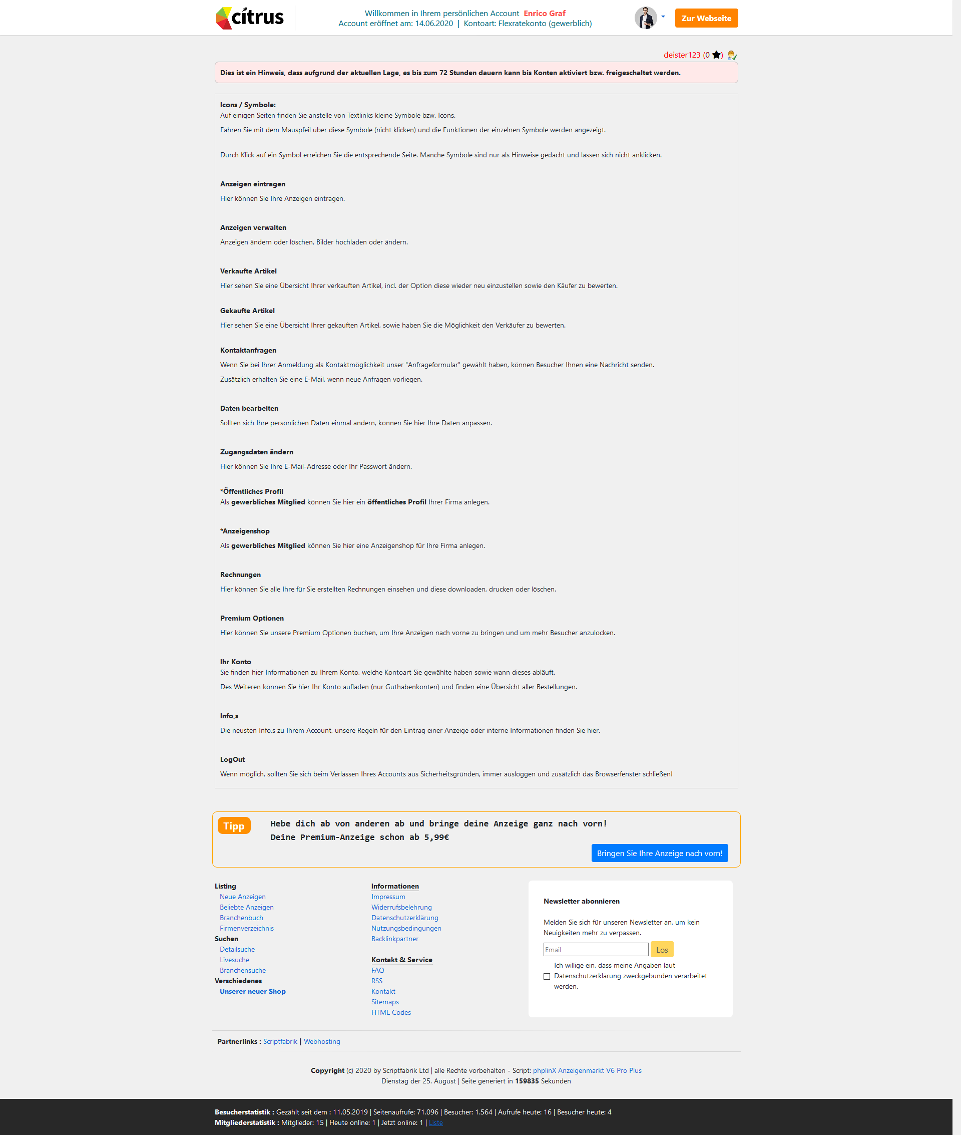 Resellerlizenz / Entwicklerlizenz für Anzeigenmarkt Pro V6.2.1