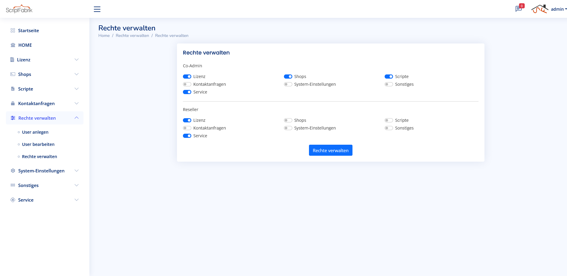 Lizenz & Nachrichten System V2.6