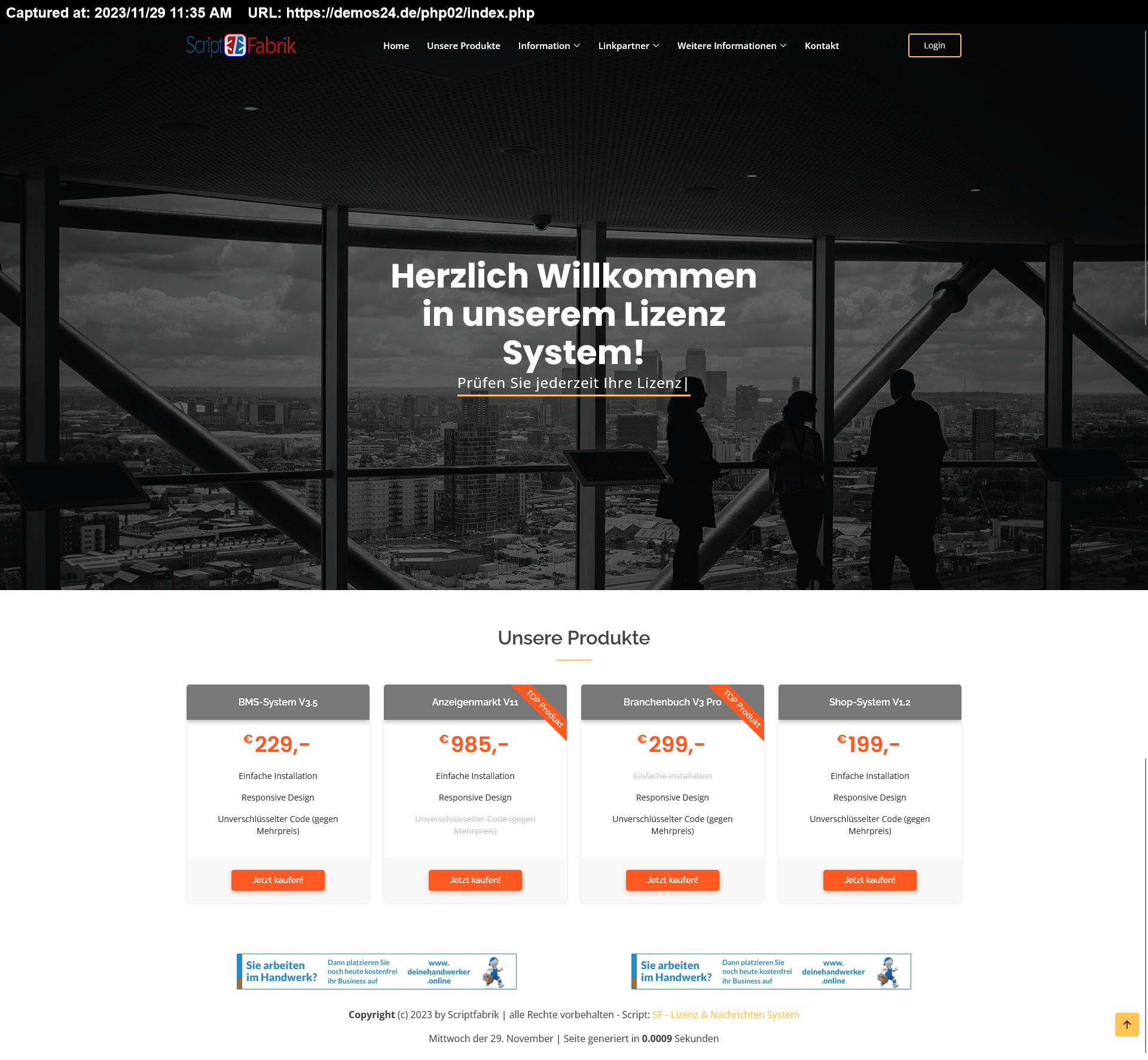 Lizenz & Nachrichten System V2.6