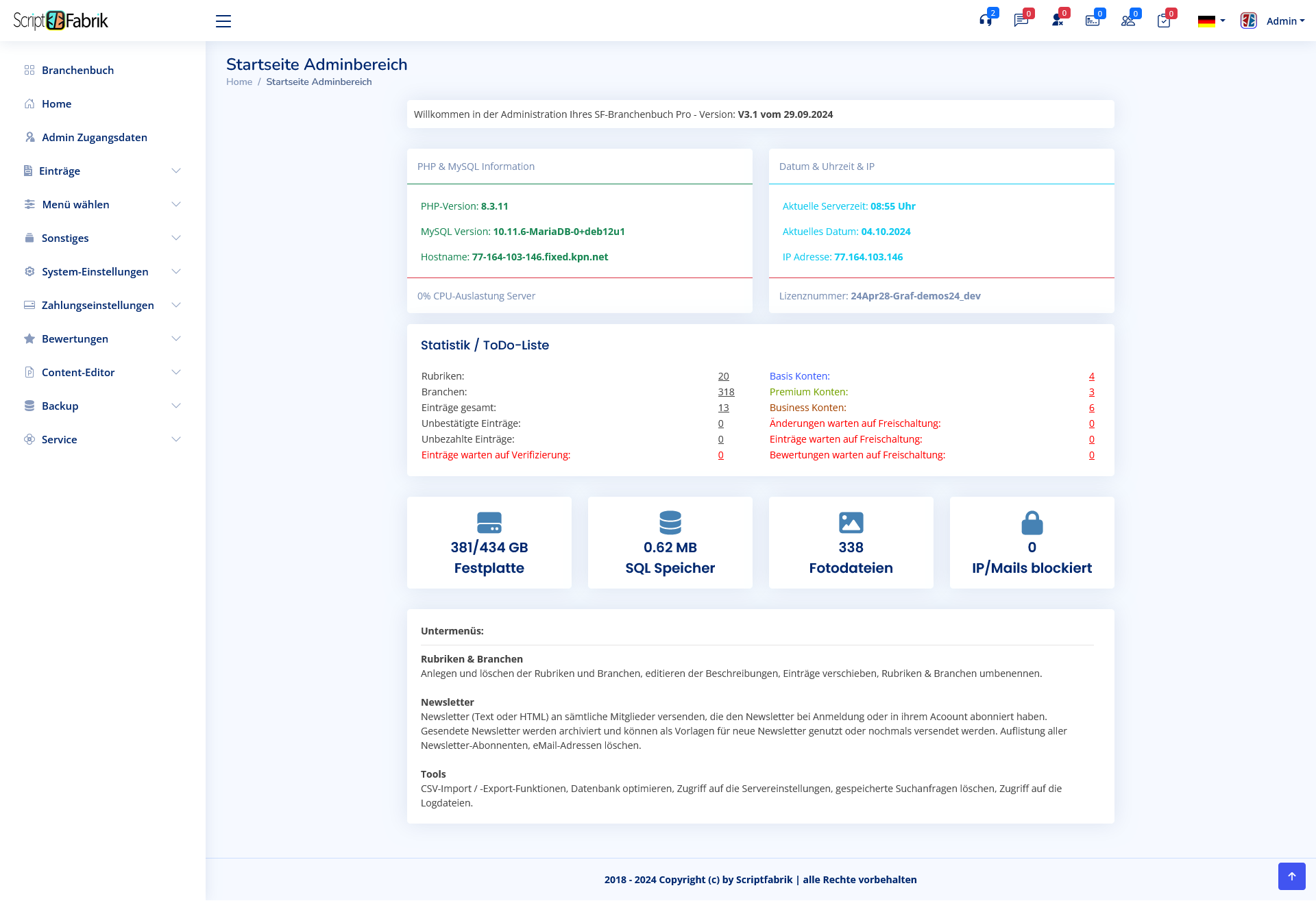 Branchenbuch Pro V3.3