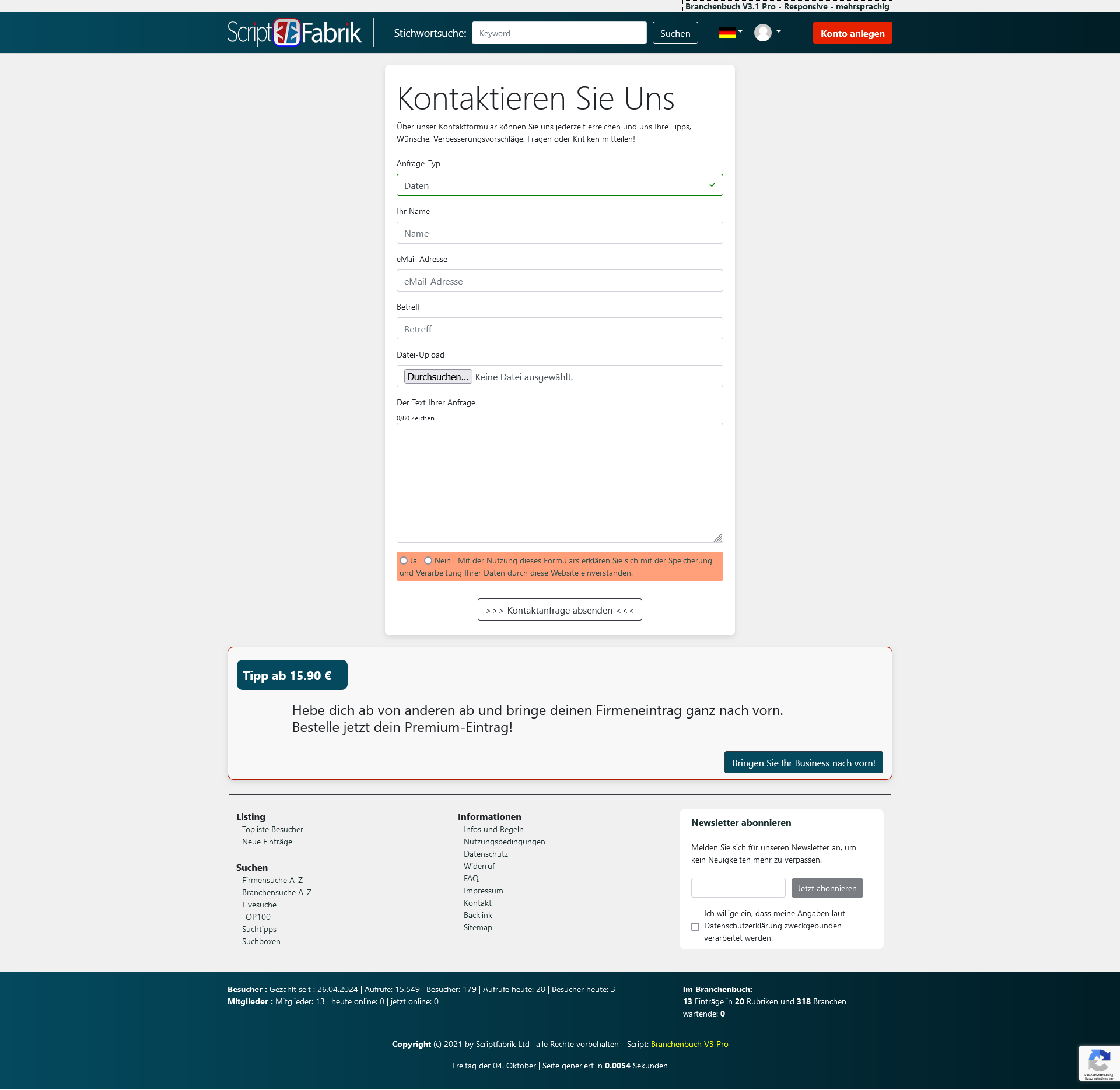 Branchenbuch Pro V3.3